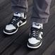Чоловічі кросівки Nike SB Dunk Low чорно-білі In-1104 фото 8
