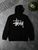 Чоловіче Худі Stussy чорне Худі Стуссі з капюшоном Ads-163 фото