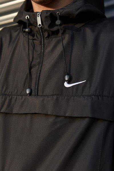 Мужской Анорак Nike черный Ветровка Найк демисезонная Intr-1590476337 фото