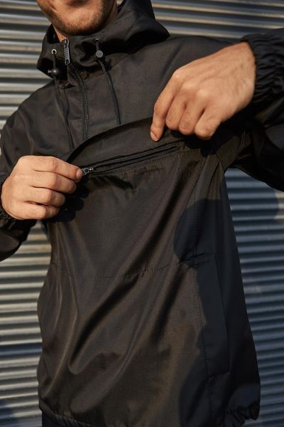 Мужской Анорак Nike черный Ветровка Найк демисезонная Intr-1590476337 фото