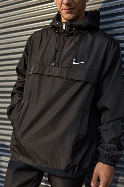 Мужской Анорак Nike черный Ветровка Найк демисезонная Intr-1590476337 фото