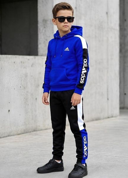 Детский зимний спортивный костюм Adidas хаки Seas-63 фото