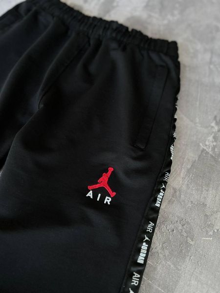 Мужские спортивные штаны Jordan черные Брюки Джордан Моло-JR-203 фото