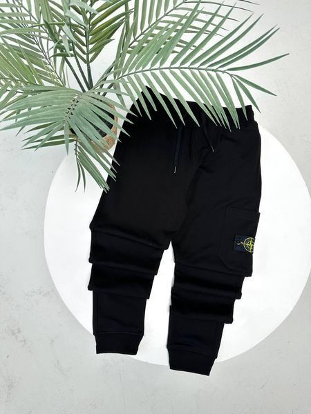 Мужской спортивный костюм Stone Island без капюшона зеленый Комплект Стон Айленд Свитшот Брюки Гла-170 фото