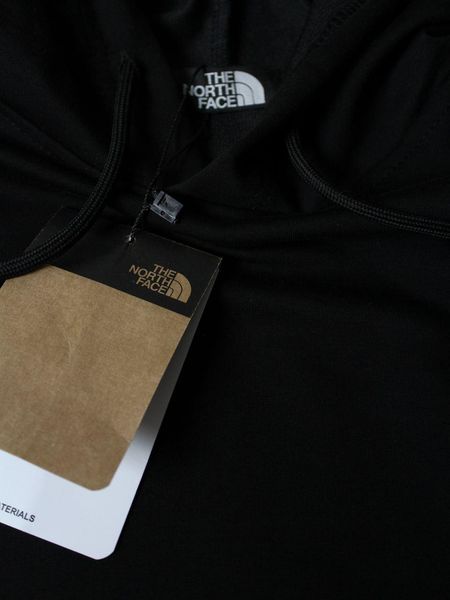 Мужское худи The North Face черное Кофта ТНФ с капюшоном Ads-178 фото