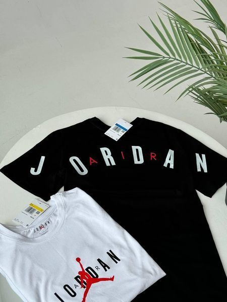 Мужская футболка Jordan черная хлопковая Тенниска Джордан Гла-14 фото