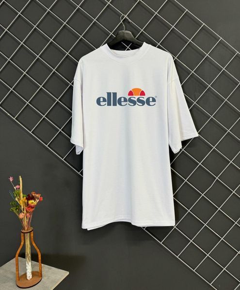 Чоловіча футболка оверсайз Ellesse біла Теніска Еліс Rap-RD381 фото