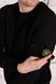 Мужской свитшот Stone Island с патчем черный Мужская кофта без капюшона Стон Айленд Ads-50 1 фото 4
