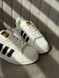 Женские кроссовки Adidas Superstar классические белые Адидас Суперстар весенние осенние Скри-SLP011104 фото 3