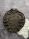 Мужской свитшот Stone Island серый Кофта без капюшона Стон Айленд с патчем Hot-35 фото 1