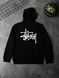Чоловіче Худі Stussy чорне Худі Стуссі з капюшоном Ads-163 фото 1
