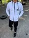 Чоловічий спортивний костюм Stone Island на блискавці білий Комплект Стон Айленд Толстовка Штани Univer-22 1 фото 5