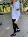 Чоловічий спортивний костюм Stone Island на блискавці білий Комплект Стон Айленд Толстовка Штани Univer-22 1 фото 4
