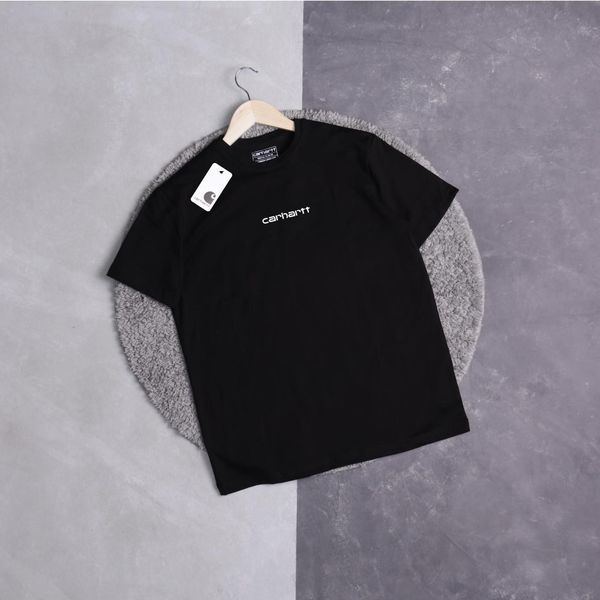 Мужская футболка Carhartt черная Тенниска Кархарт Ads-244 фото