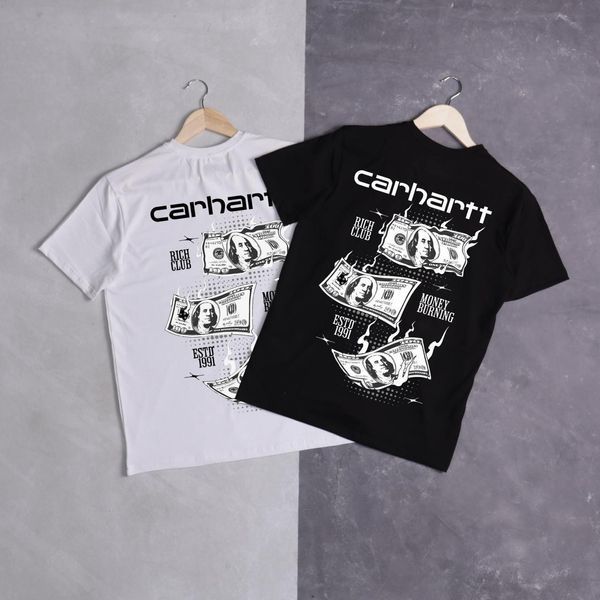 Мужская футболка Carhartt черная Тенниска Кархарт Ads-244 фото