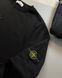 Мужской свитшот Stone Island с патчем черный Мужская кофта без капюшона Стон Айленд Ads-50 1 фото 6