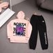 Мужской зимний спортивный костюм The North Face черный Комплект ТНФ Худи Штаны плащевка Ads-565 фото 4