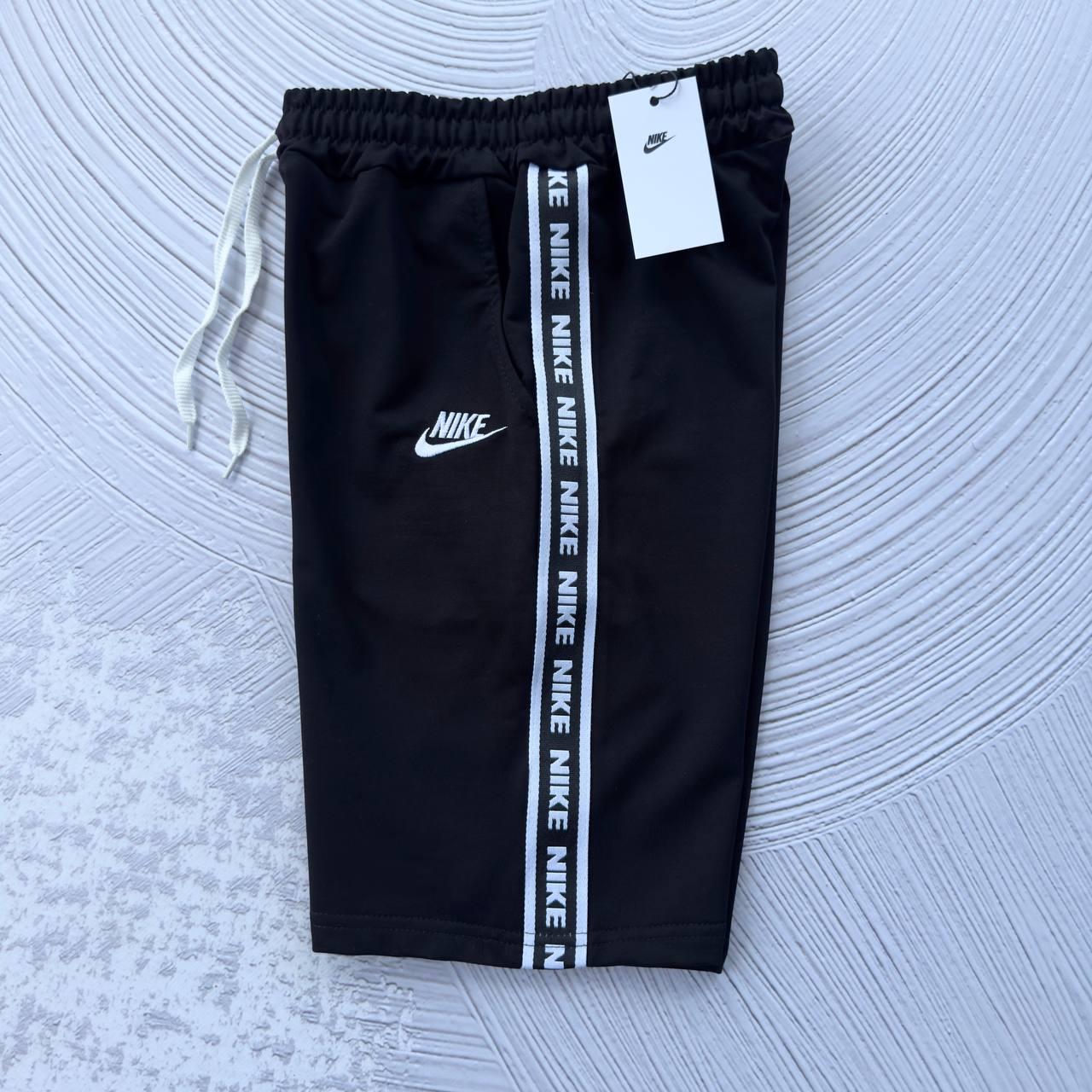Мужские шорты Nike черные хлопковые Найк