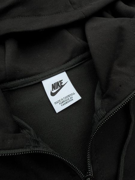 Мужской спортивный костюм Nike 7в1 черный с лампасами Комплект Найк Костюм Футболка Шорты Кепка Носки Хар-641 фото