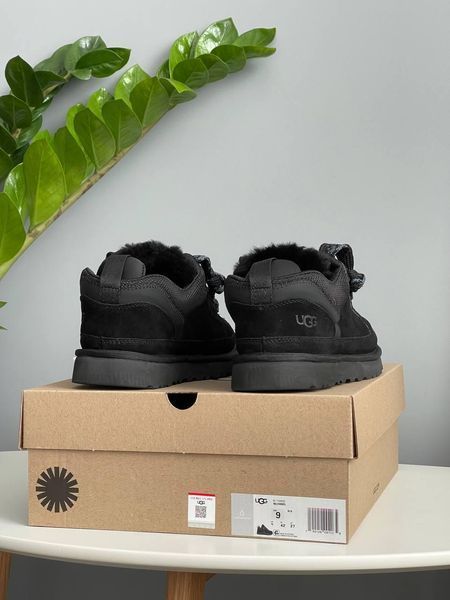 Женские зимние кроссовки UGG Lowmel Sneaker черные Las-1476 фото