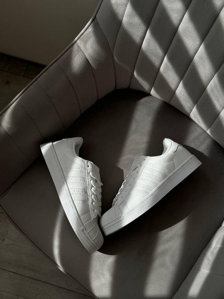 Женские кроссовки Adidas Superstar классические белые Адидас Суперстар Arm-F_dd223 (коп1) фото