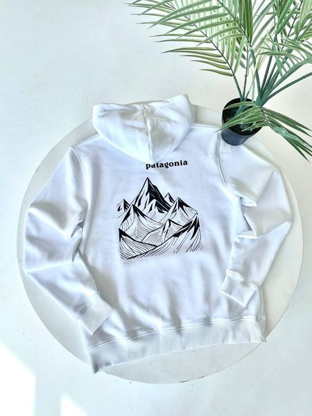 Мужское зимнее худи Patagonia черное Толстовка с капюшоном Патагония Гла-128 фото