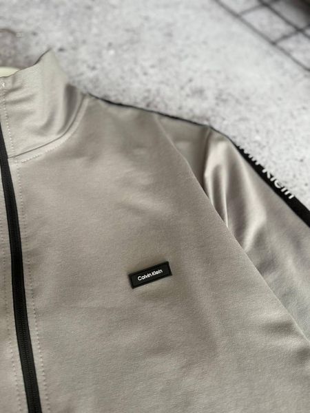 Чоловічий спортивний костюм Calvin Klein сірий Комплект Кельвін Кляйн без капюшона Моло-64SW фото