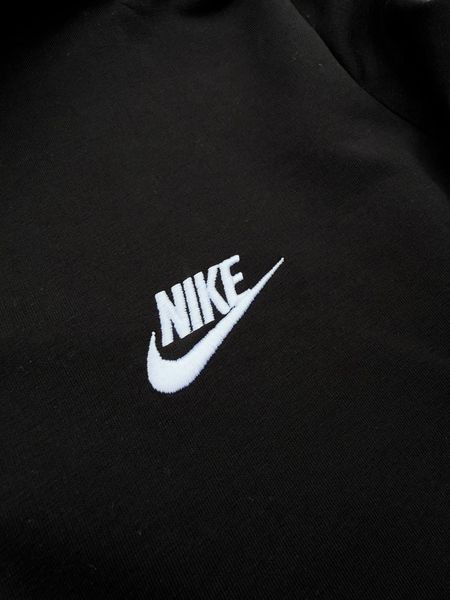 Мужской спортивный костюм Nike 7в1 черный с лампасами Комплект Найк Костюм Футболка Шорты Кепка Носки Хар-641 фото