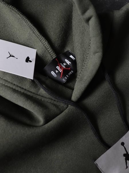 Мужской зимний спортивный костюм Jordan хаки Комплект Джордан с капюшоном Hot-10 фото