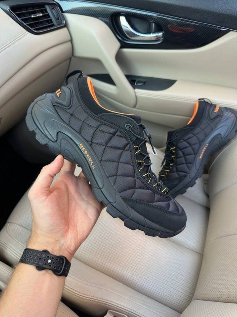 Мужские термо кроссовки Merrell Ice Cap Moc II черные Pow-MR024 (коп4) фото