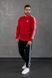 Мужской зимний спортивный костюм Adidas с лампасами хаки с черным Комплект Адидас без капюшона Хар-320 фото 7