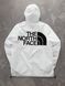 Чоловіча вітрівка The North Face з капюшоном біла Куртка ТНФ весняна Хар-559 фото 7
