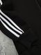 Мужской зимний спортивный костюм Adidas черный Комплект Адидас без капюшона Хар-302 фото 4