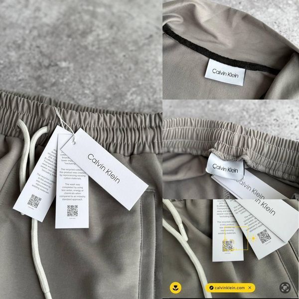 Чоловічий спортивний костюм Calvin Klein сірий Комплект Кельвін Кляйн без капюшона Моло-64SW фото