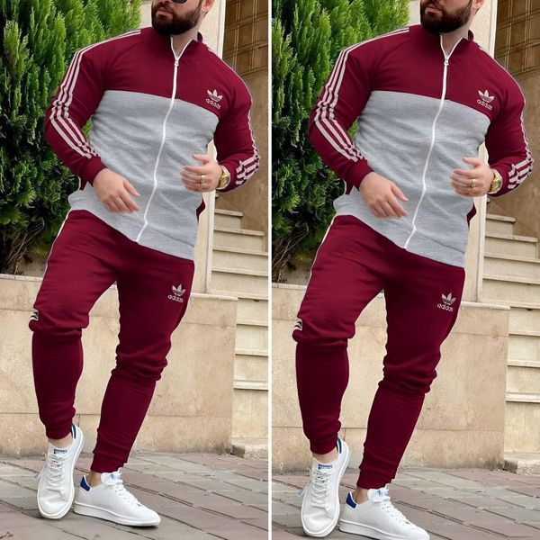 Мужской спортивный костюм Adidas черный с белым Комплект Адидас Кофта на змейке Штаны Seas-20 фото