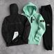 Мужской зимний спортивный костюм Stone Island 3в1 черный Хар-719 фото 3