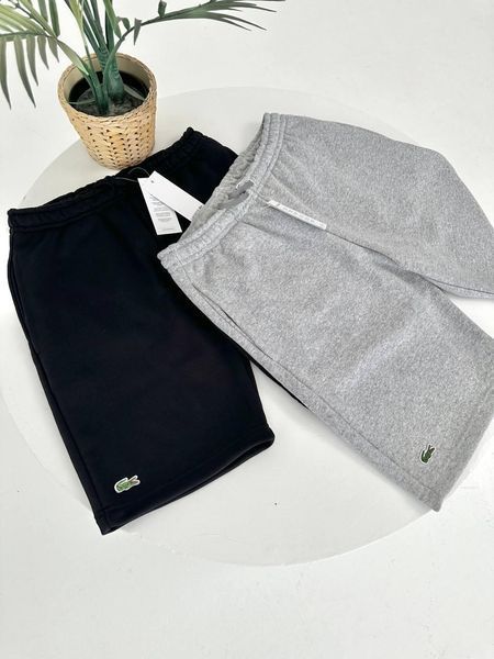 Мужские шорты Lacoste серые Гла-199 фото