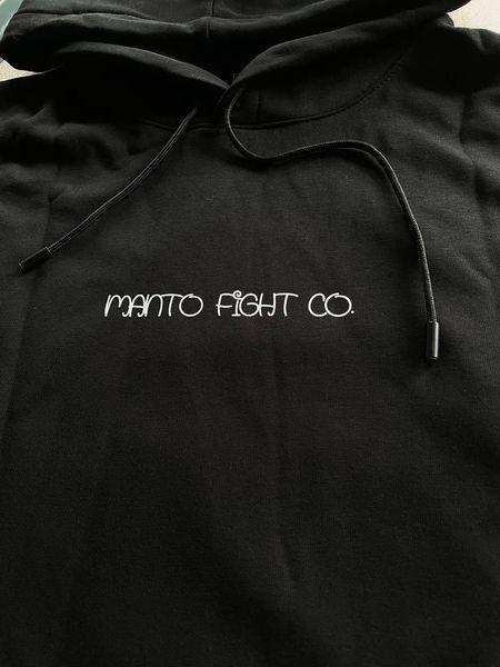 Чоловіче зимове худі Manto Gloves з капюшоном чорне Кофта з капюшоном Манто Гла-149 фото