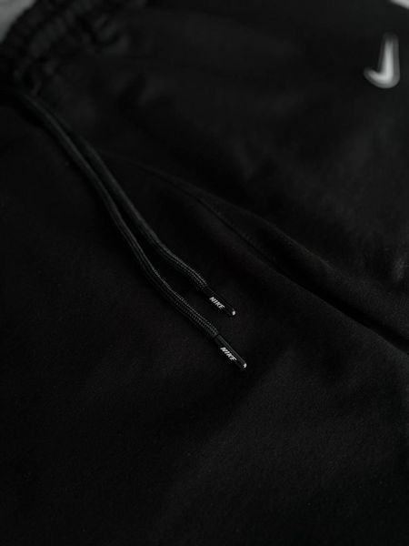 Мужской летний костюм Nike Футболка Шорты черный с серым комплект Найк моло-k-55 фото