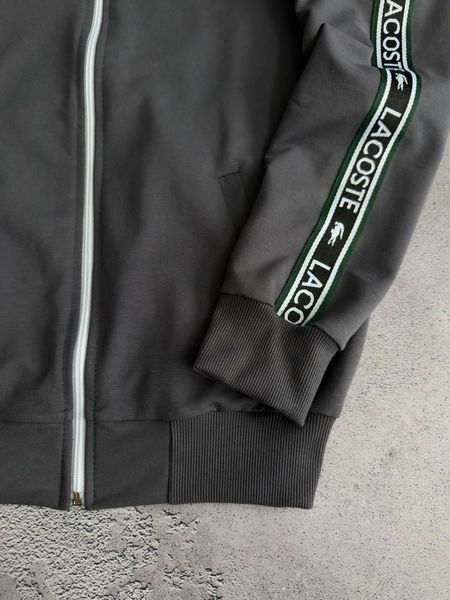 Чоловіча кофта Lacoste сіра Хар-886 фото