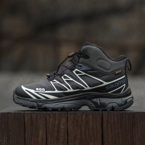 Мужские зимние термокроссовки Salomon Gore-Tex серые Inter-2470 фото