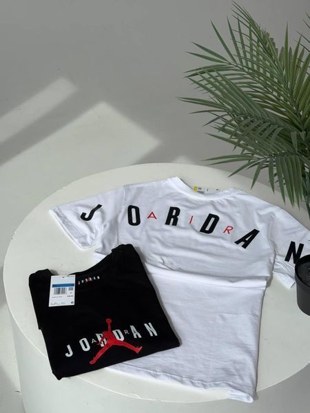 Чоловіча футболка Jordan чорна бавовняна Теніска Джордан Гла-15 фото