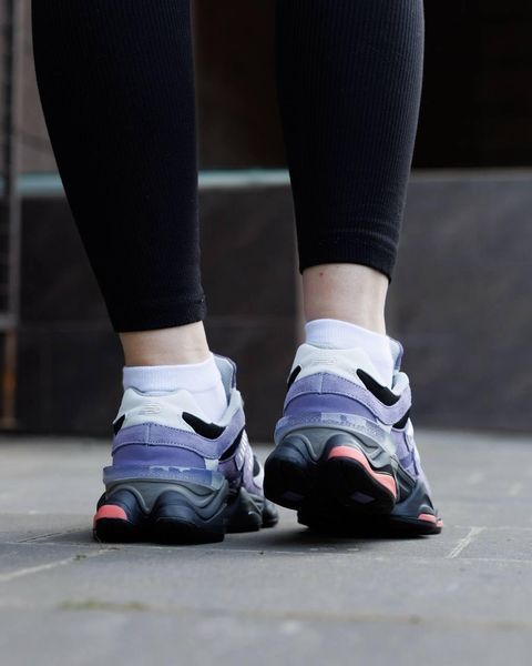 Жіночі кросівки New Balance 9060 фіолетові Нью Беланс 9060 замшеві Pow-NB152 фото