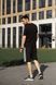 Мужской летний костюм Adidas Футболка Шорты черный Адидас Хар-871 (коп1) фото 7