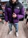 Мужская зимняя куртка The North Face 700 оверсайз фиолетовая Пуховик ТНФ Armo-TN3 фото 1
