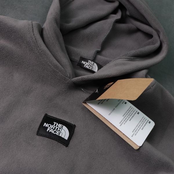 Мужской зимний спортивный костюм The North Face плюшевый серый Набор ТНФ Костюм Куртка Шапка Ads-587 фото