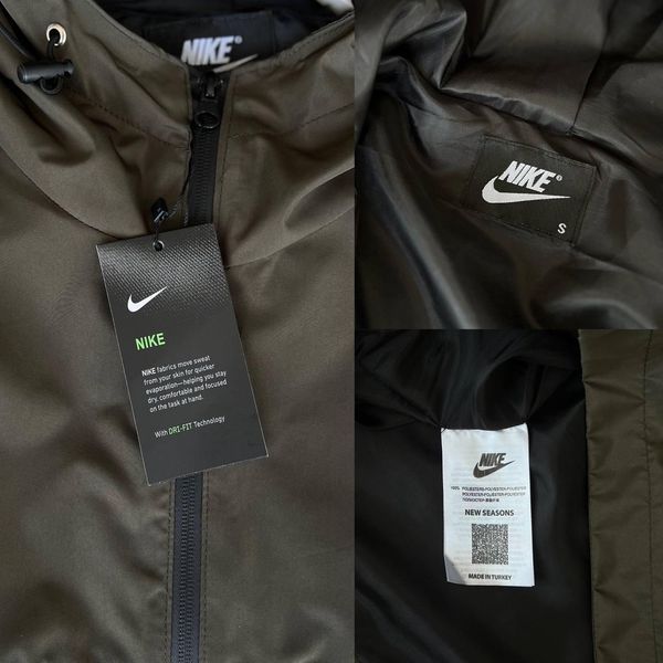 Мужской Анорак Nike хаки Ветровка Найк демисезонная Моло-JN21 фото