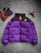 Мужская зимняя куртка The North Face 700 оверсайз фиолетовая Пуховик ТНФ Armo-TN3 фото 2
