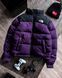 Мужская зимняя куртка The North Face 700 оверсайз фиолетовая Пуховик ТНФ Armo-TN3 фото 3