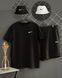 Мужской летний костюм Nike Футболка Шорты черный комплект Найк Intr-8943129812 фото 5